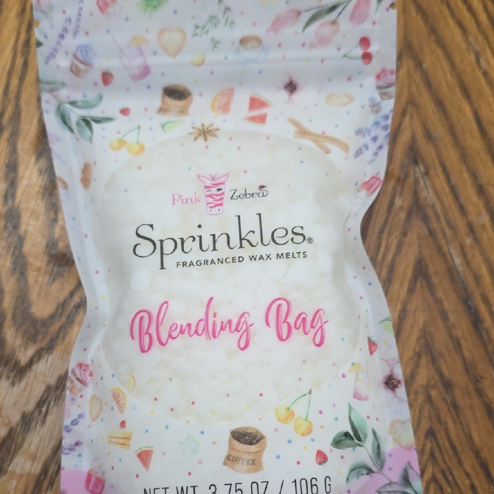 Pink Zebra Blending Bag with Colorful Design